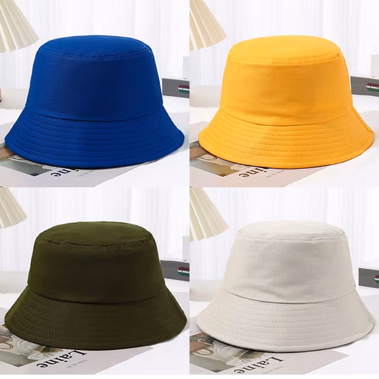 Venta al por mayor de alta calidad de moda ajustable protección solar sombrero de pescador Tie Dye personalizado algodón verano reversible hombres niños sombrero de cubo para mujeres