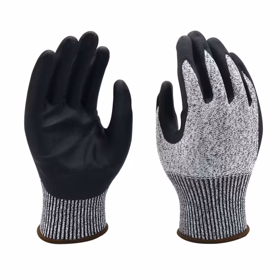 Guantes de seguridad laboral de nivel 5 resistentes a cortes 13G Hppe