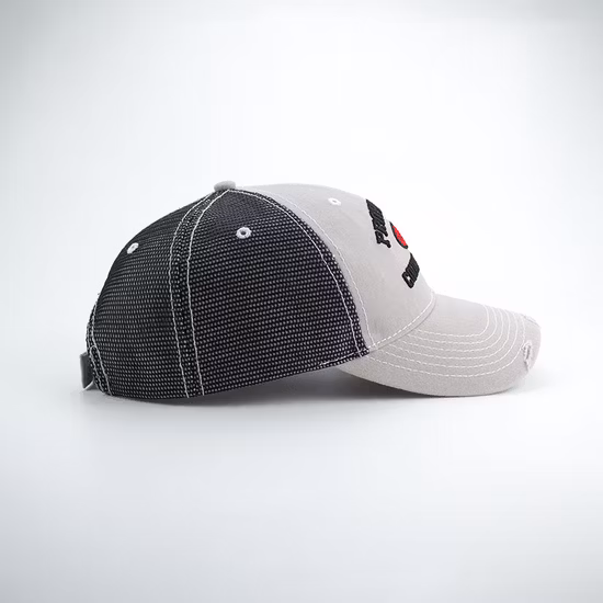 Gorra de camionero ajustable con espalda de malla y gorra de béisbol con diseño de animales bordados